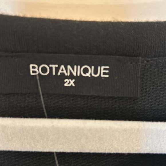 Black Botanique Dress 2X New - Picture 3 of 7